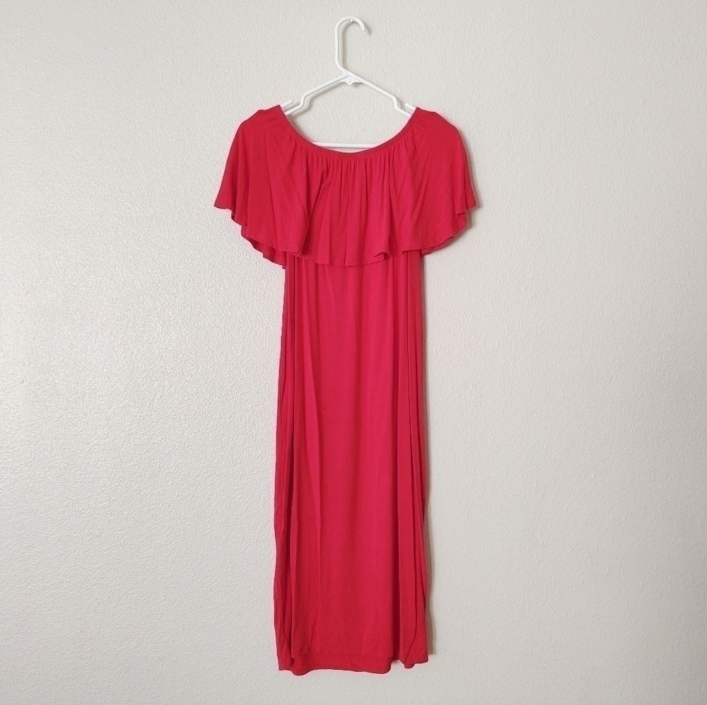 MOTHER Bee Off-the-shoulder Maternity Dress - Picture 5 of 5